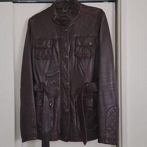 Black Rivet Leather Jacket